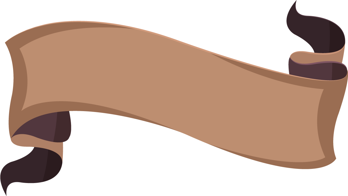 ribbon templates brown blank curved sketch