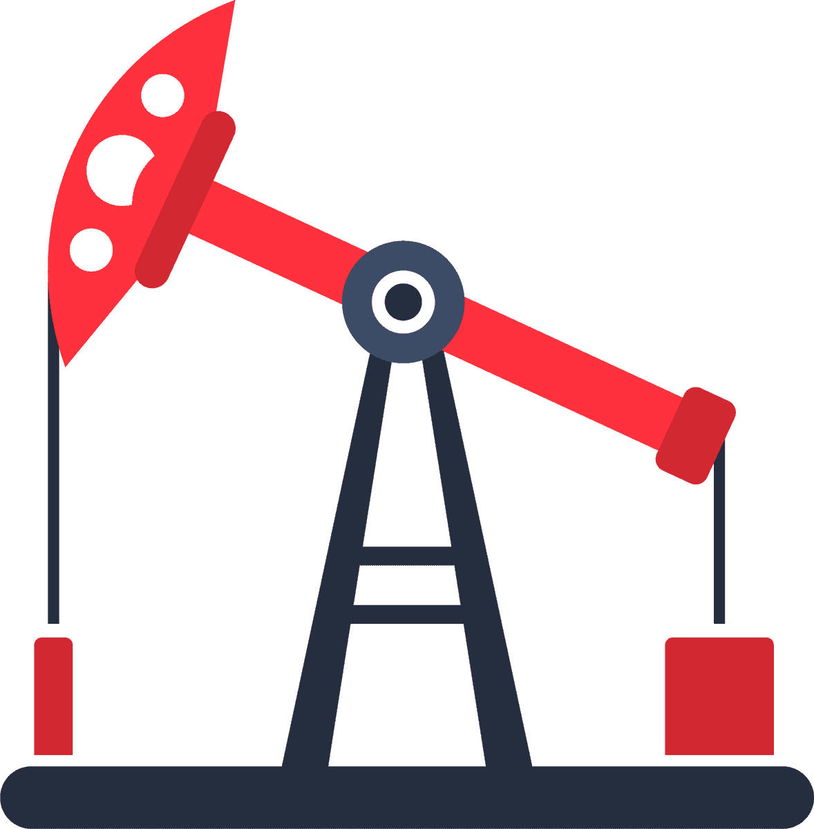 rig petroleum industry icon set for energy sector applications and digital platforms