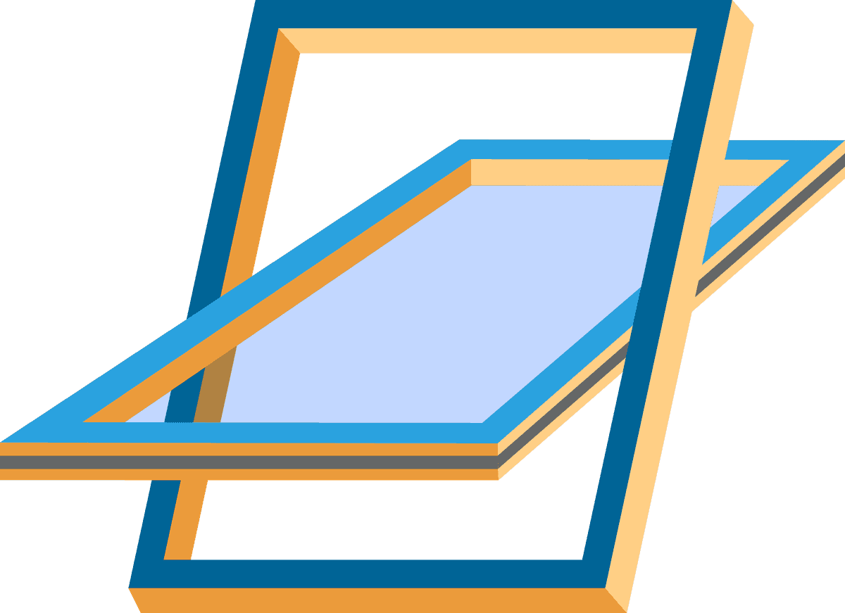 roof construction elements flat icons showcasing structural components and modern aesthetics