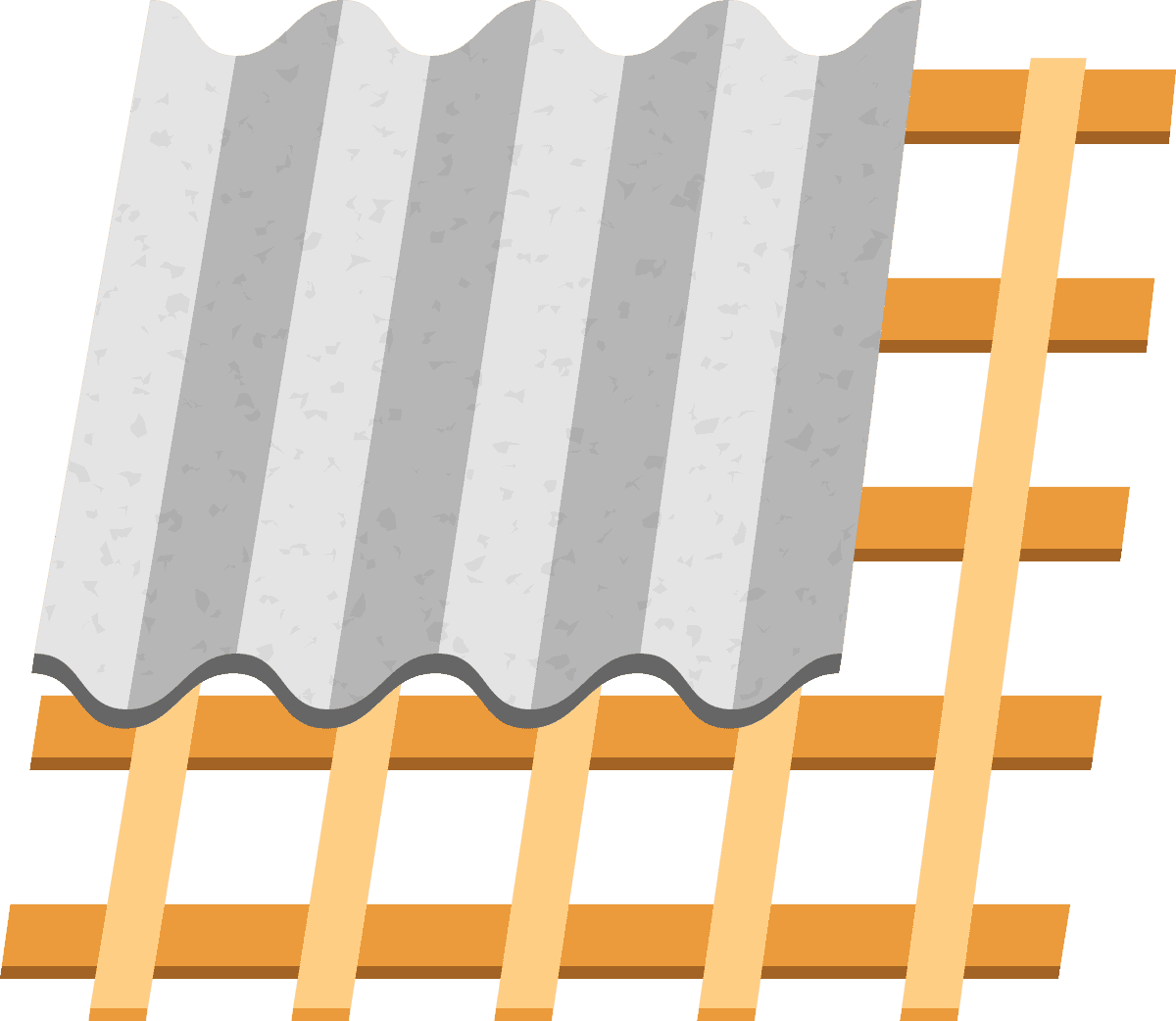 roof construction elements flat icons for efficient building and renovation projects