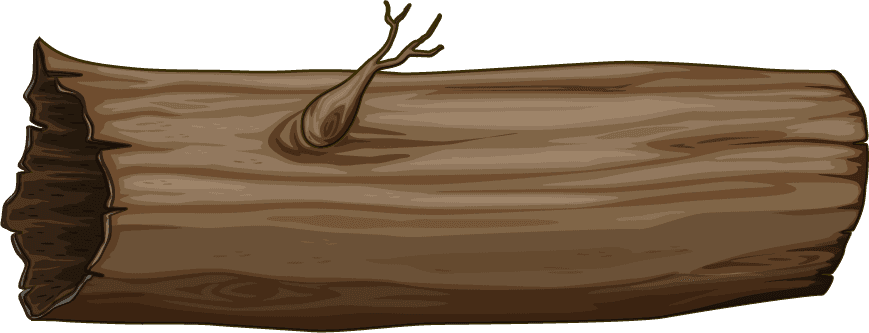 rotten log background scene with nature theme