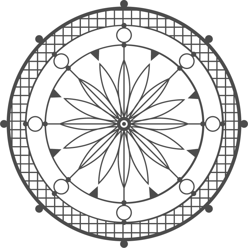 sacred geometry black set with intricate patterns for modern spiritual art and decor