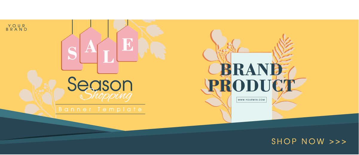 sale banner patterns and textures for a seasonal shopping event showcasing brand products