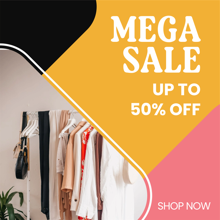 young clothing and accessories promotion instagram post template