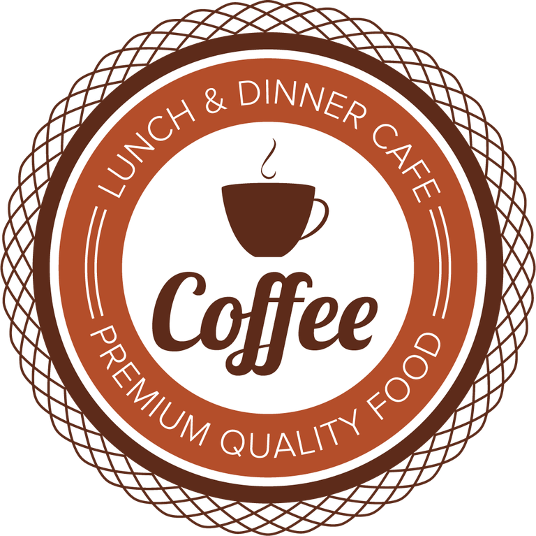 sandwich bistro labels and icons with coffee themes for lunch and dinner menus
