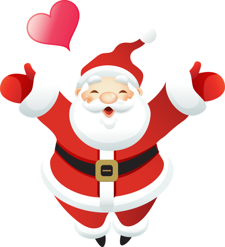 jolly santa claus celebrating love and joy during the holiday season