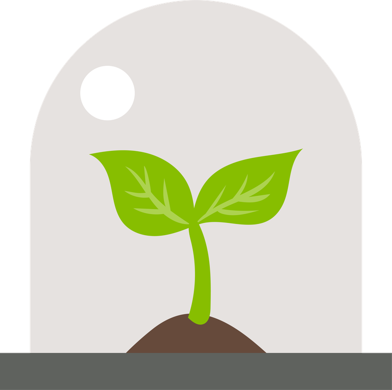 saplings seedling flat icons set for eco-friendly projects and gardening applications