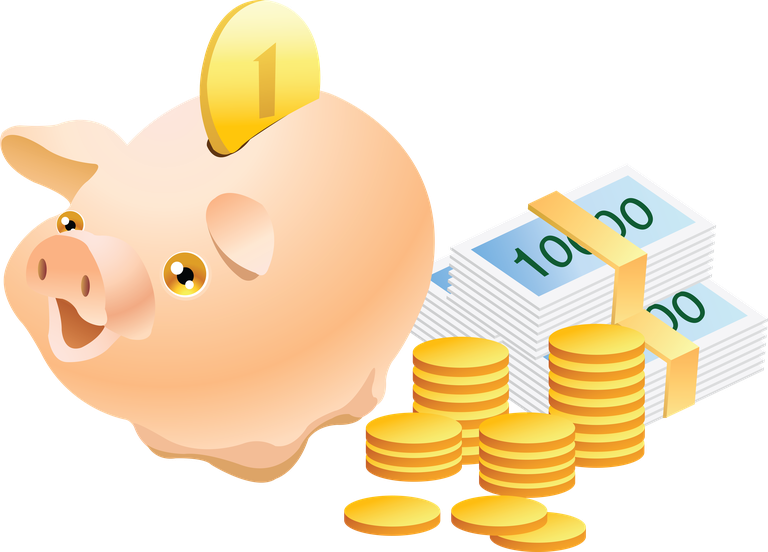 savings pig money vectors for financial planning and budgeting tools