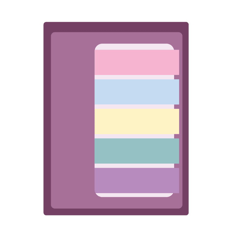 colorful stationery flat vector illustration for school supplies branding