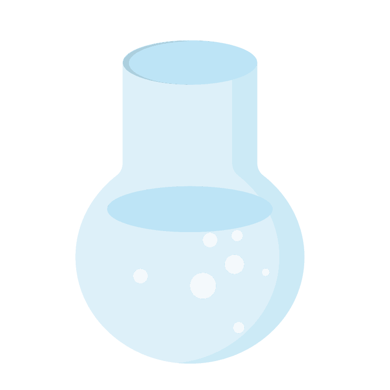 flat illustration science lab equipment supplies