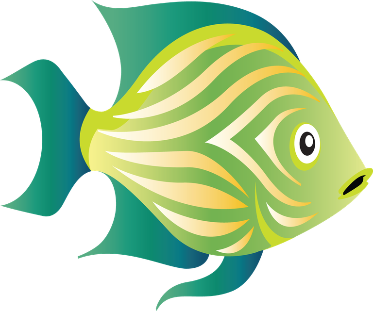 sea fish beautiful underwater fish vector