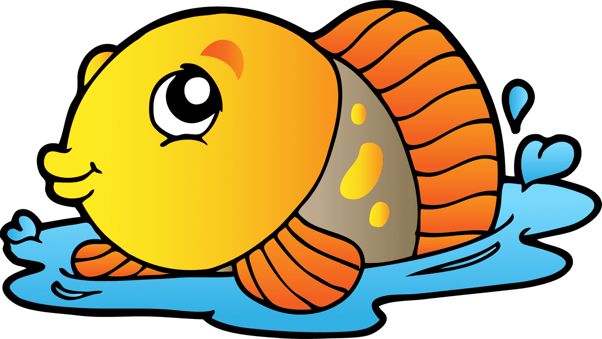 sea fish cute marine animals vector