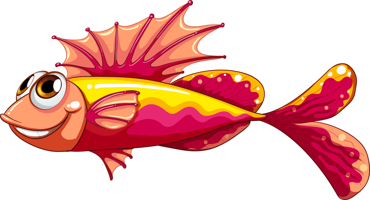 sea fish illustration of may kinds of fish