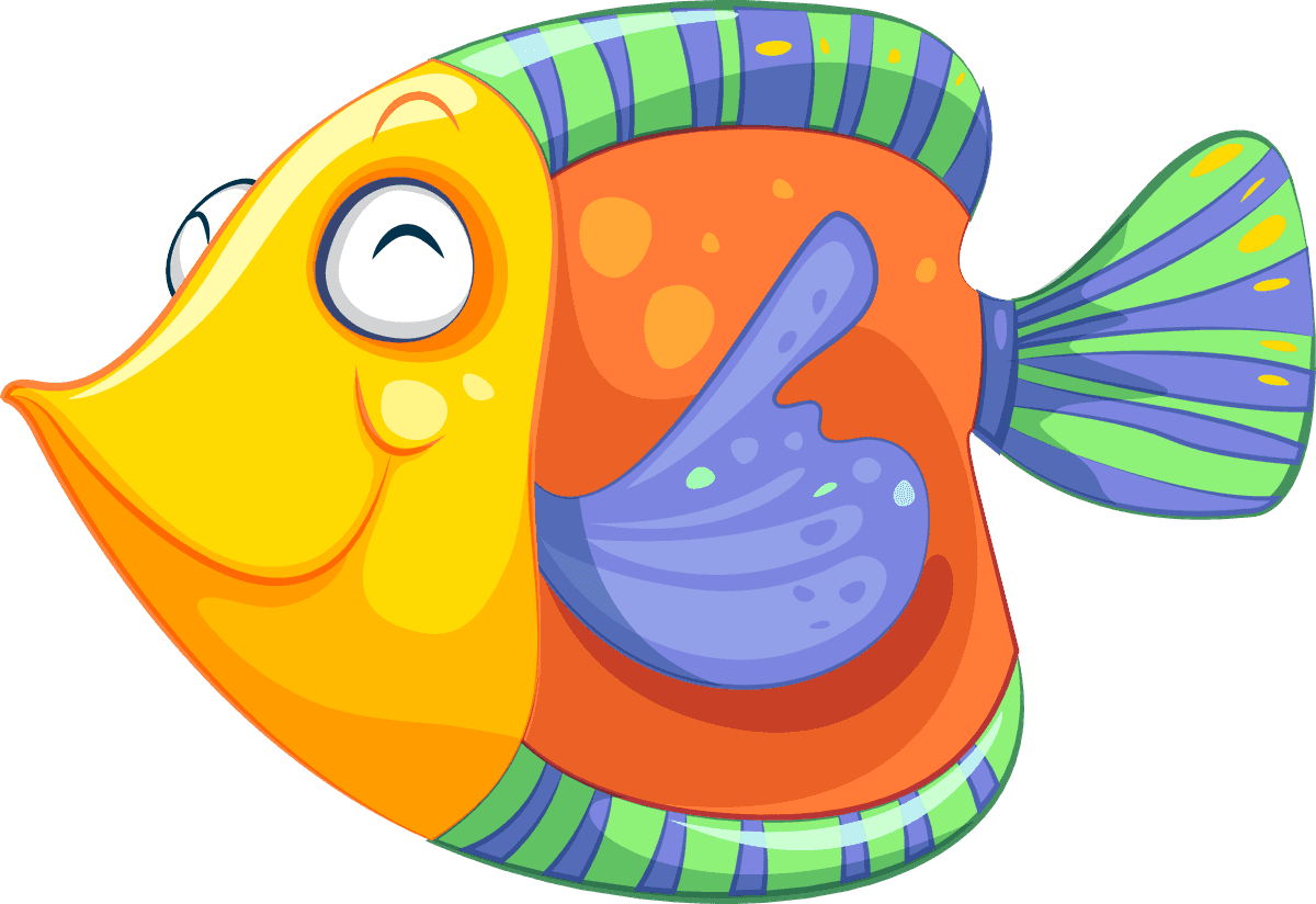 sea fish illustration of may kinds of fish