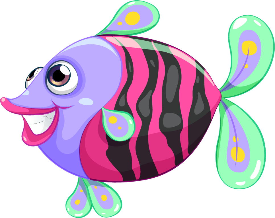 sea fish illustration of may kinds of fish