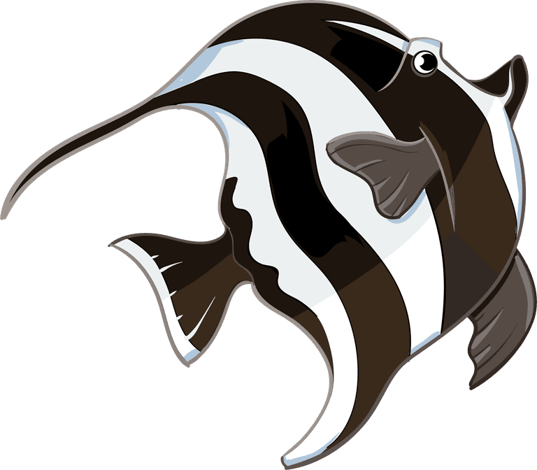 sea fish marine icon set cartoon style nature life wildlife underwater sea ocean fish
