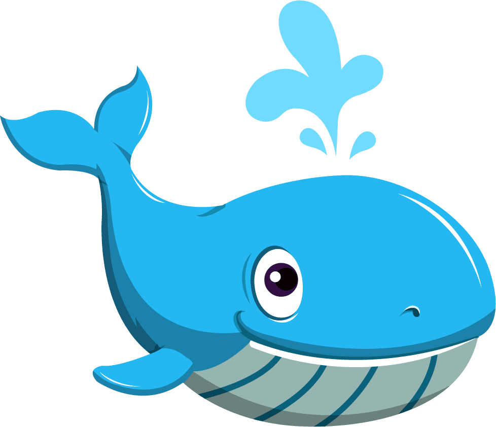 sea fish sea creatures icons cute cartoon characters colored 