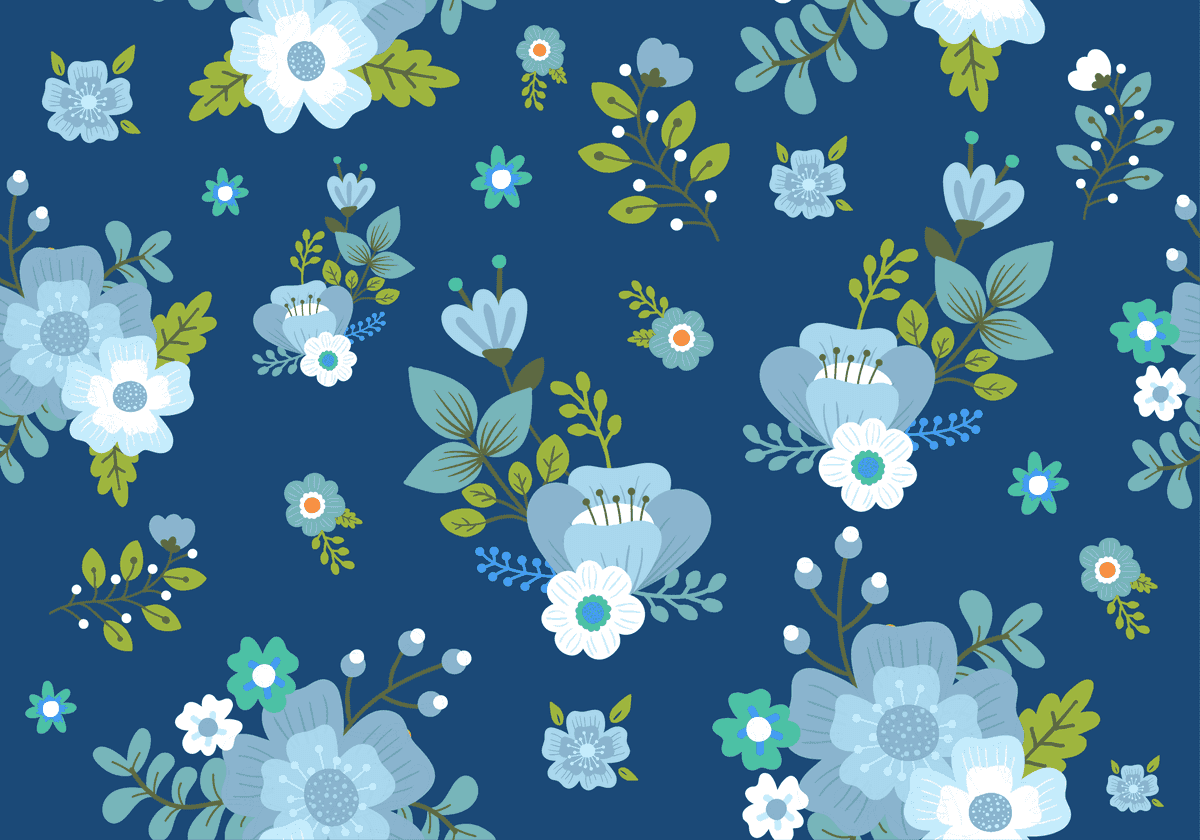 seamless ditsy floral pattern perfect for home decor and textile projects