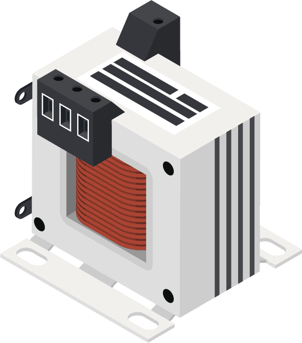 semiconductor electronic components isometric icon for modern technology applications in electronics and circuits