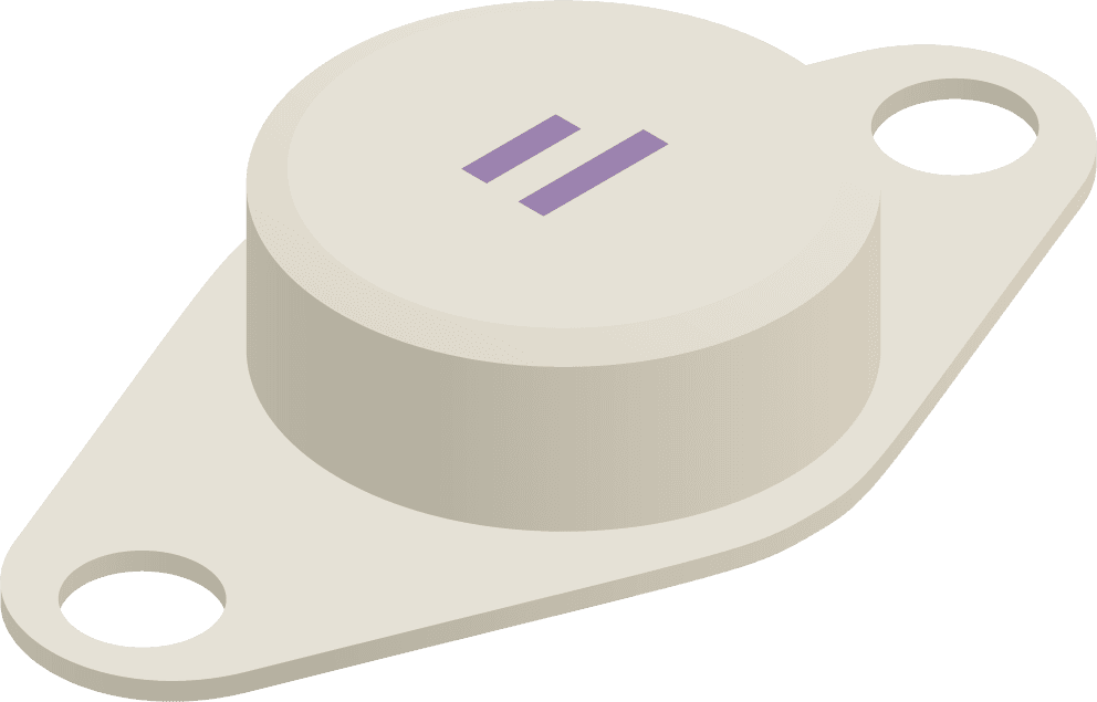 semiconductor electronic components isometric set featuring detailed power devices for modern electronics