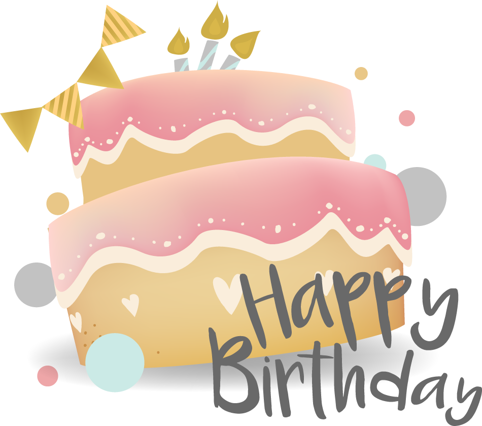 set birthday wishes design vector