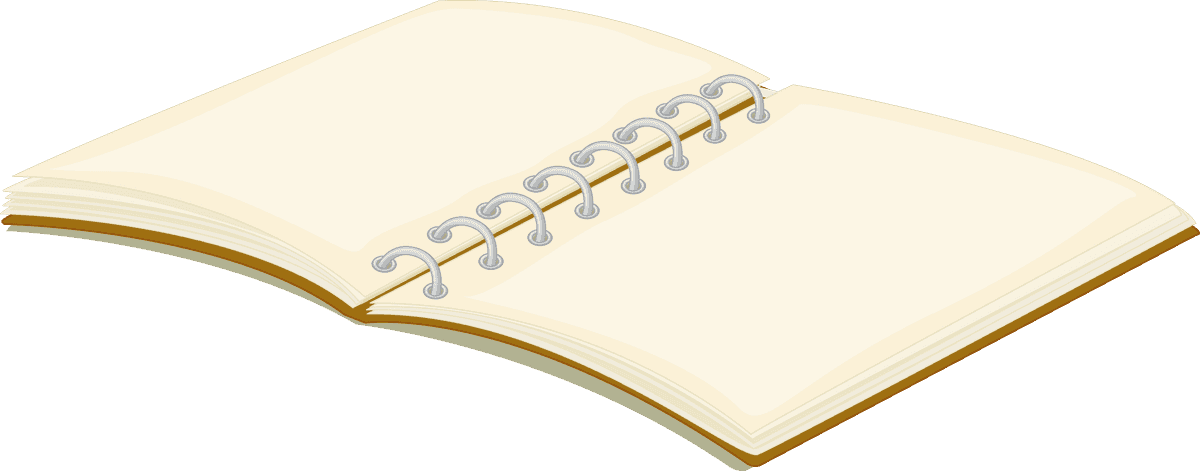 set books different view for note-taking, journaling, or sketching activities