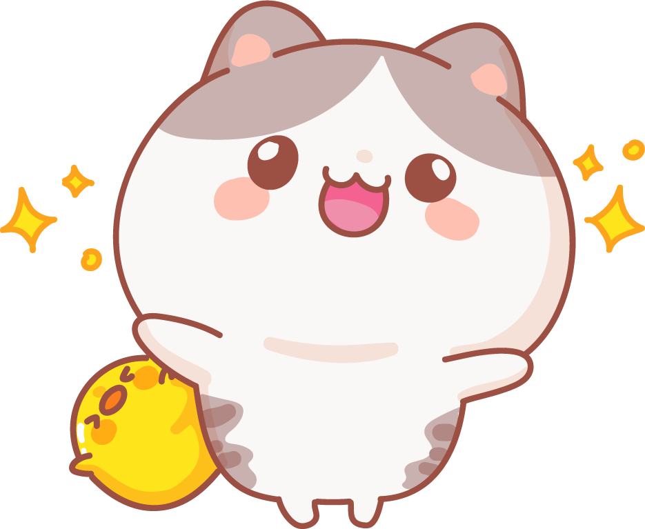set happy cute cats cartoon illustration