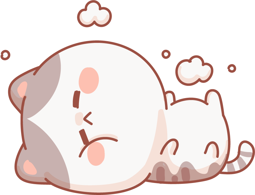 set happy cute cats cartoon illustration