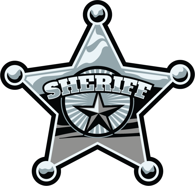 vector cowboy objects featuring a sheriff star badge for western-themed projects