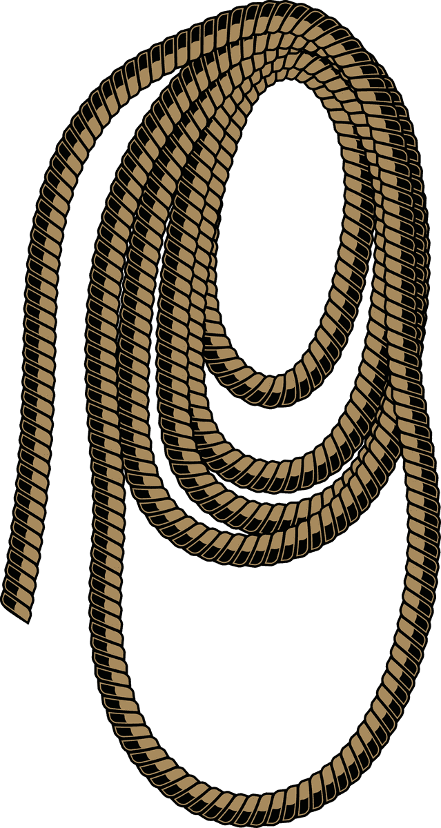 cowboy objects vector: lasso illustration for western-themed projects and branding applications