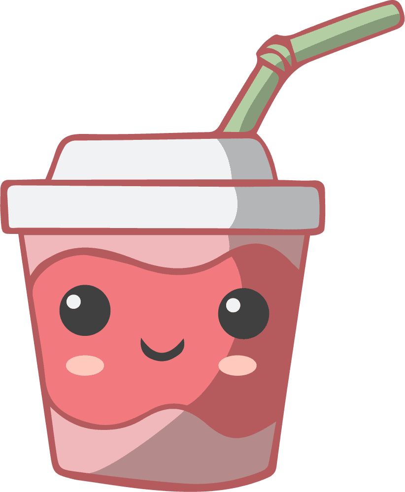 cute kawaii breakfast food and beverages