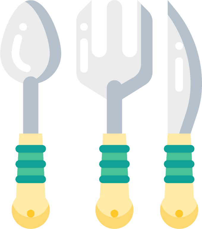 flat color kitchen tool icons for cooking enthusiasts and culinary excellence