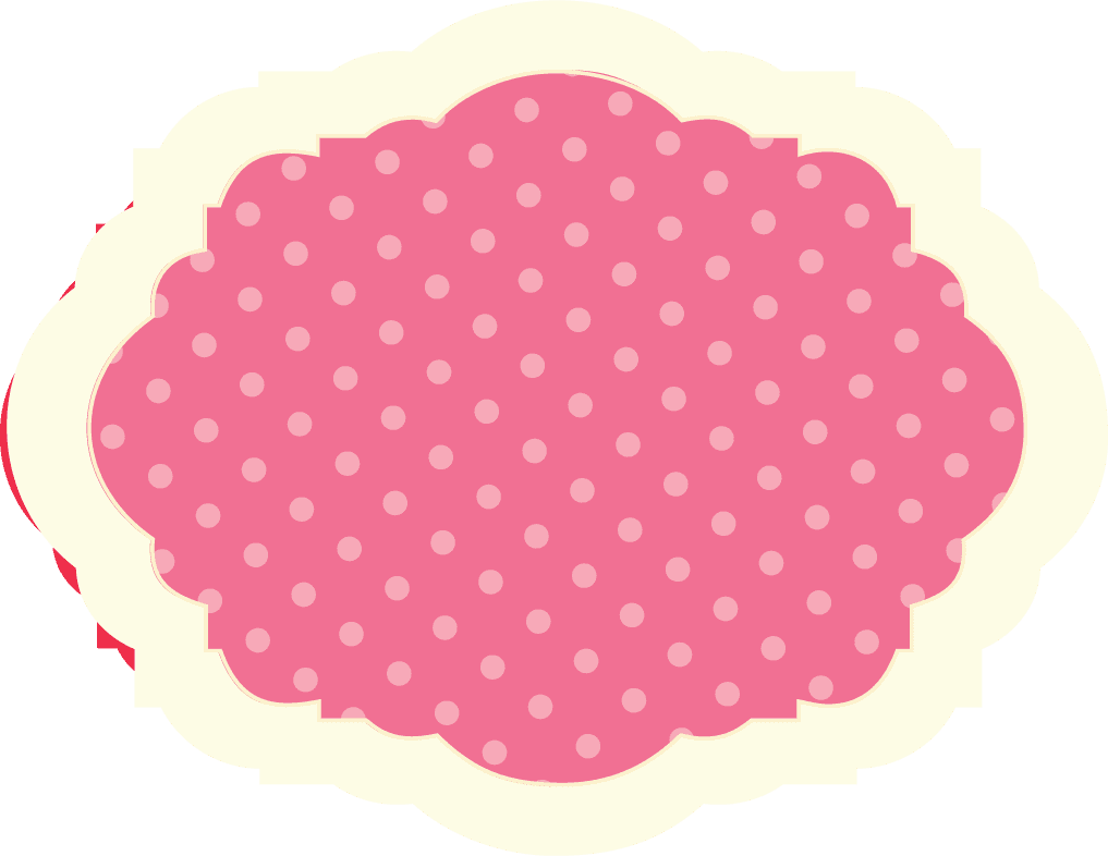 elegant frame and border with polka dot pattern for creative displays and invitations