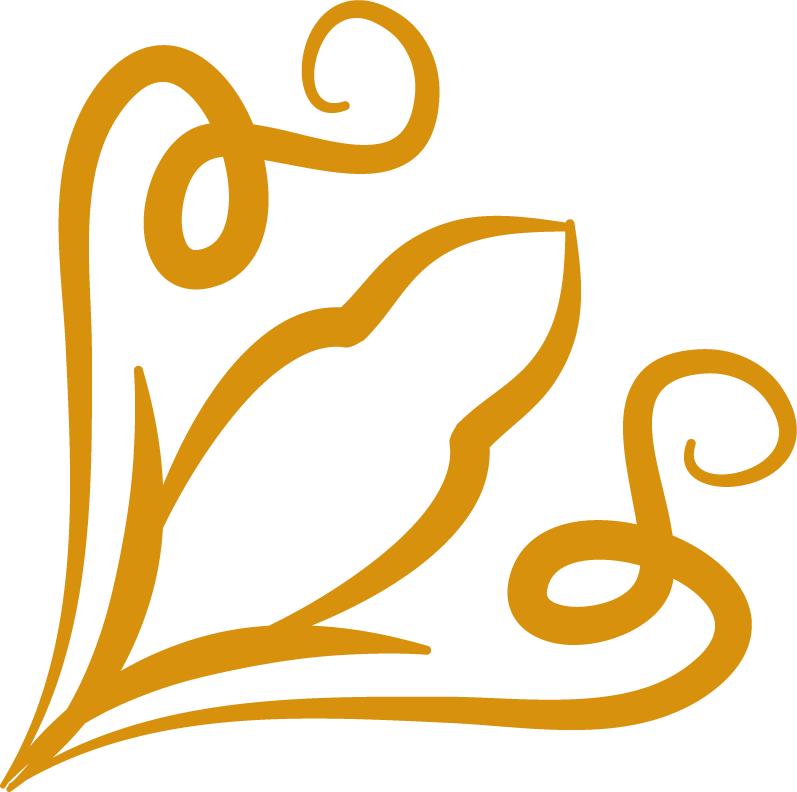 elegant gold corners ornament for invitations and decorative projects