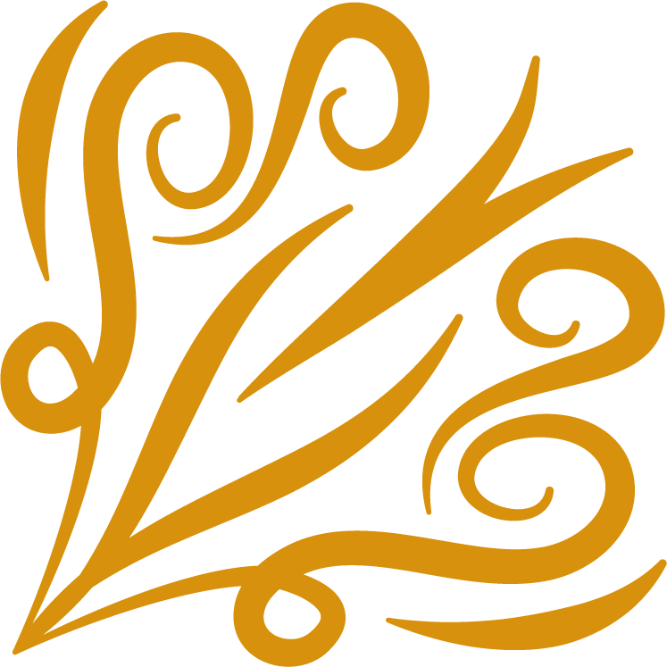 gold corners ornament with elegant flourishes for luxurious invitations and decor