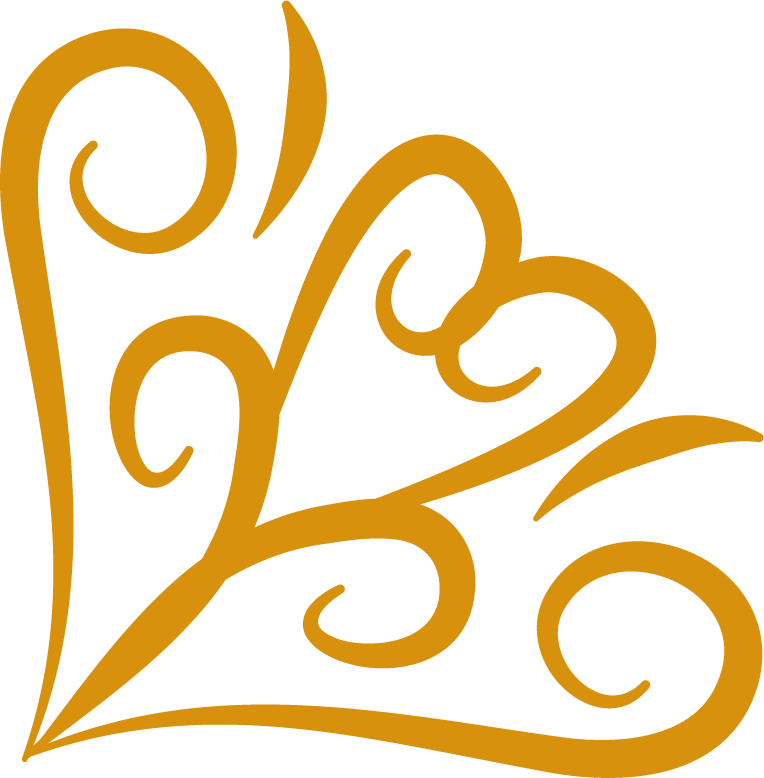 elegant gold corners ornament for vintage invitations and decorative projects