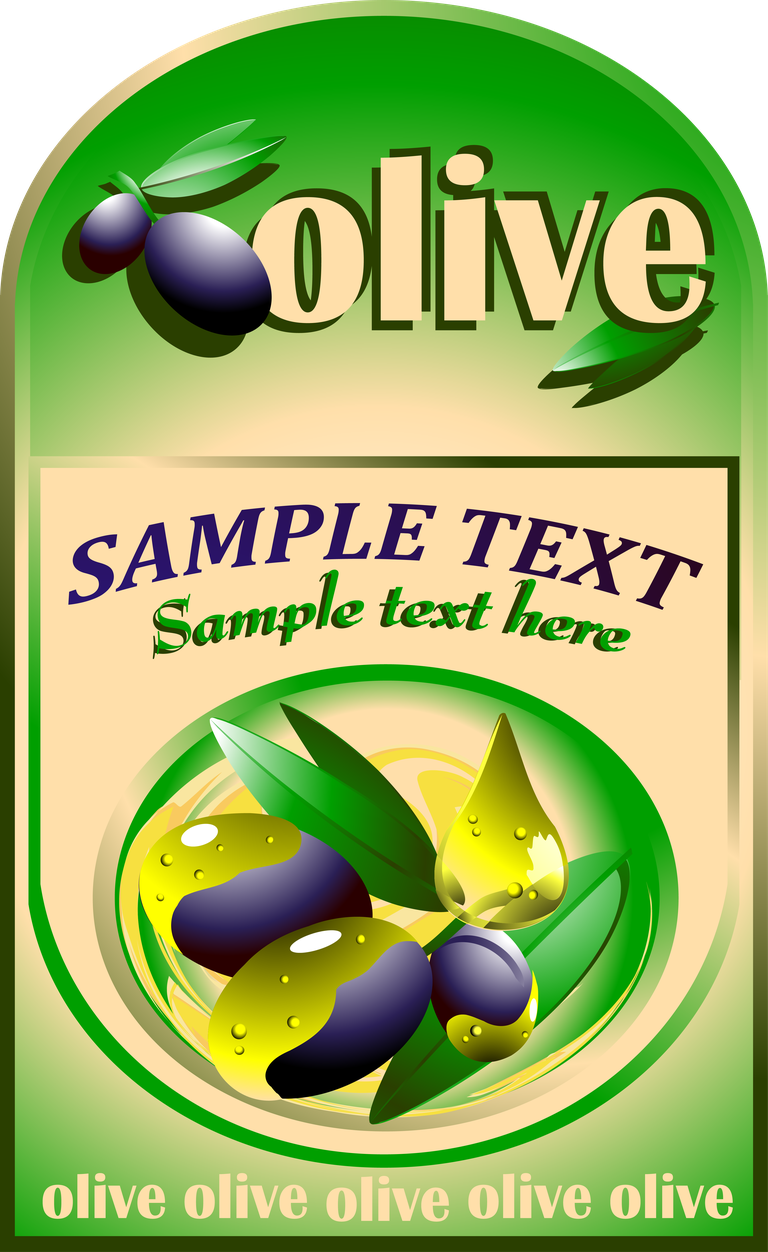 olive oil label stickers vector with a fresh and vibrant aesthetic for branding products