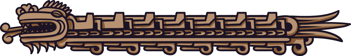 quetzalcoatl vector illustration showcasing ancient mythology and cultural symbolism for modern art projects