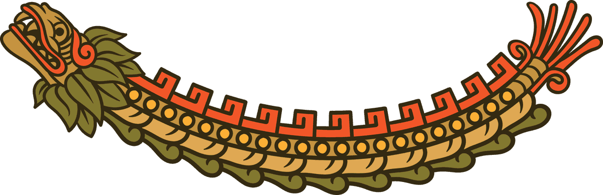 quetzalcoatl vector illustration with intricate patterns and cultural symbolism for artistic projects