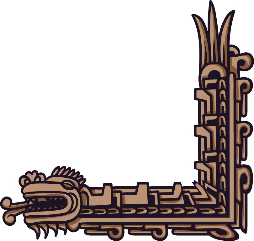 quetzalcoatl vector image featuring a stylized serpent with intricate patterns for cultural art projects