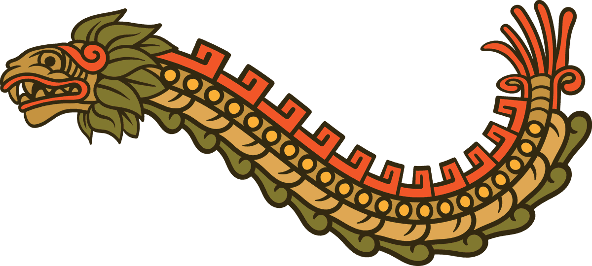 quetzalcoatl vector ancient serpent design for cultural projects and creative endeavors