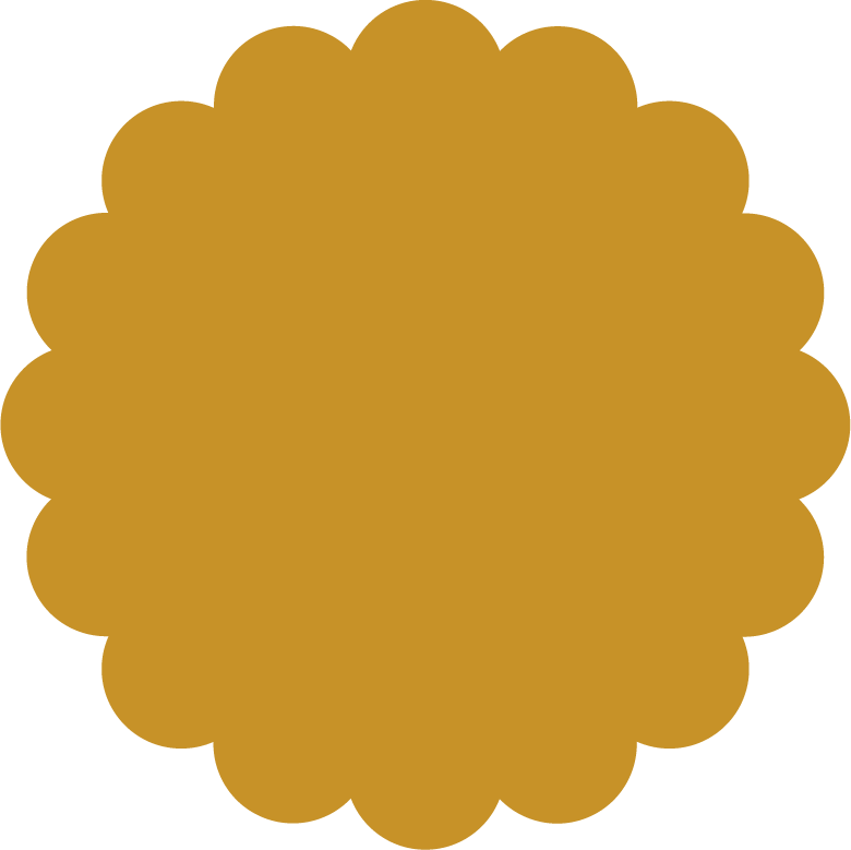 ribbon in various styles in golden
