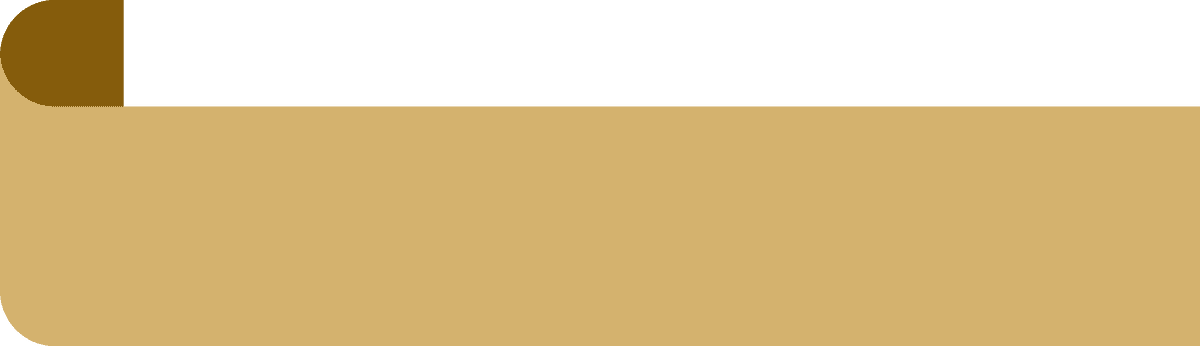 ribbon in various styles in golden