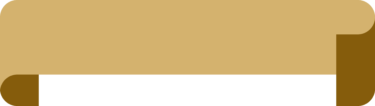 ribbon in various styles in golden