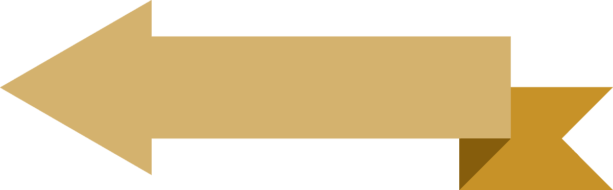ribbon in various styles in golden