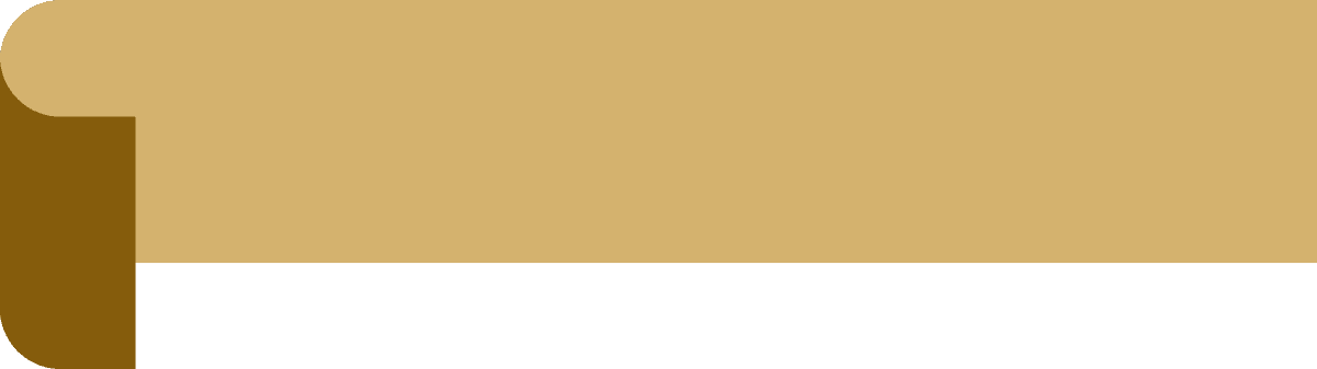 ribbon in various styles in golden