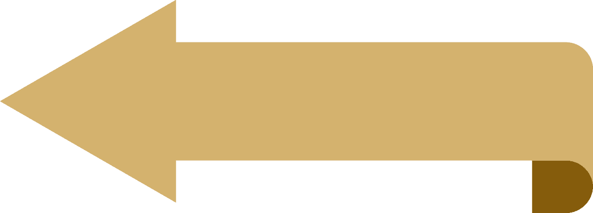 ribbon in various styles in golden