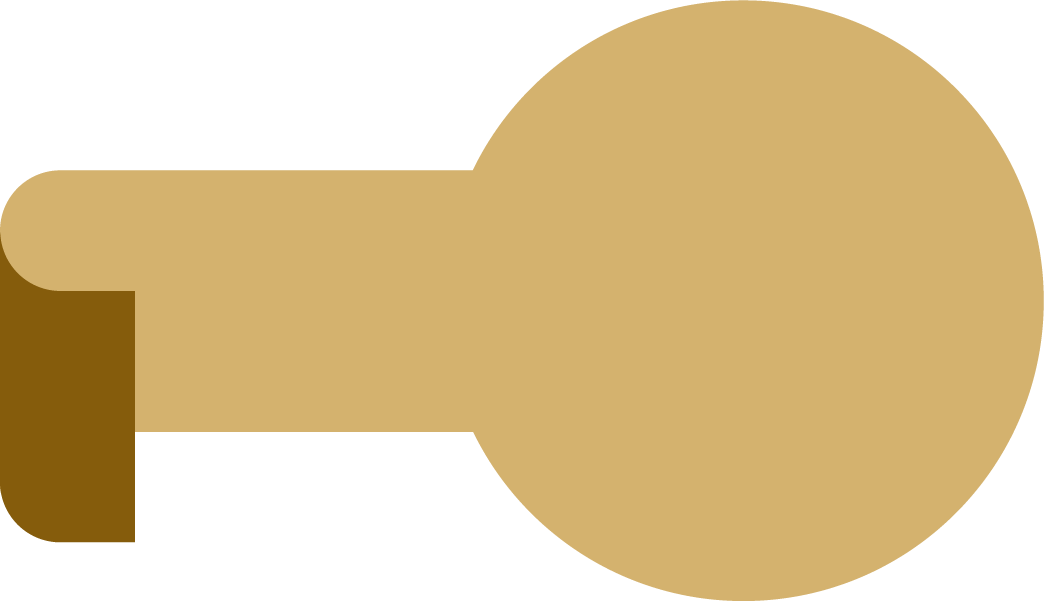 ribbon in various styles in golden
