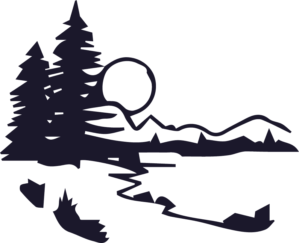 set of mountain and outdoor adventures logo designs