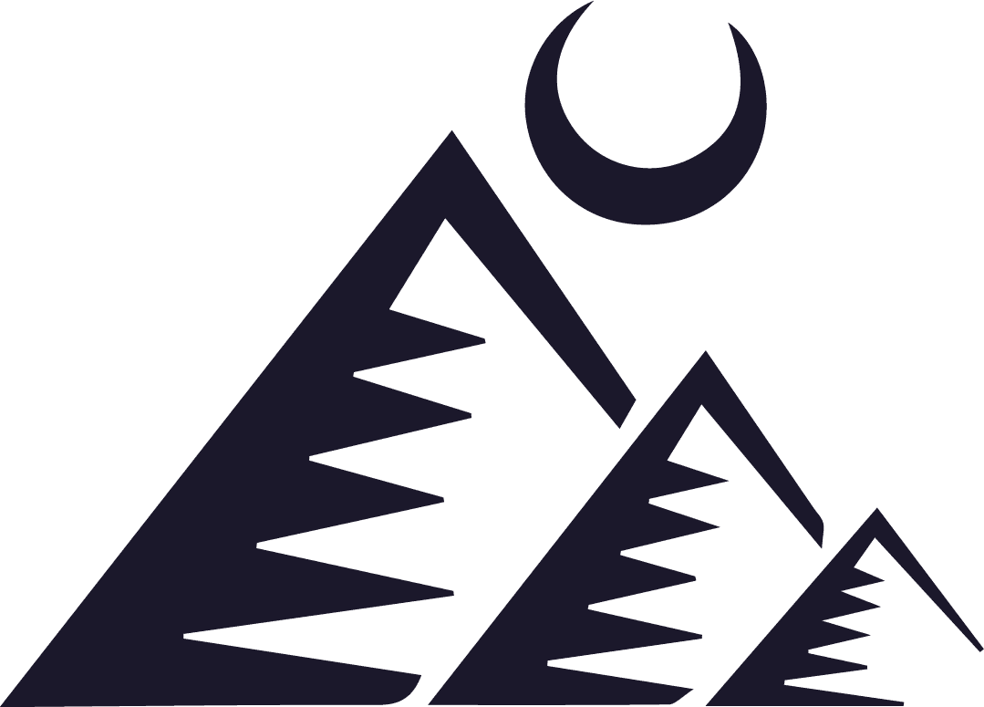 set of mountain and outdoor adventures logo designs
